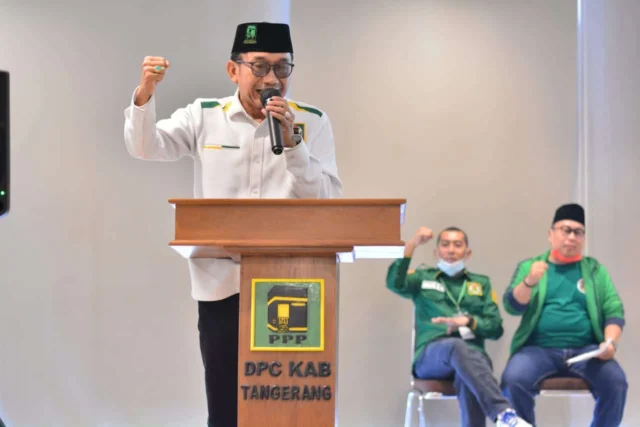 H. Ahyani Anibhani anggota DPRD Kabupaten Tangerang yang juga sebagai Sekretaris DPC PPP Kabupaten Tangerang.
