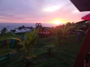 Sunset di Bukit Sodong, Kampung Cihara, Desa Cihara, Kecamatan Cihara, Kabupaten Lebak.