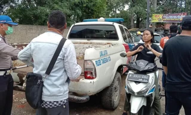 Pemotor Tewas Terseret Truk di Cipondoh Tangerang