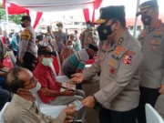 Serbuan Vaksinasi Lansia Kolaborasi Polres Metro Tangerang Kota dan Pemkot, 18 Mobil Vaksin Dikerahkan
