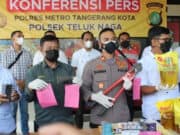 Polsek Teluknaga Sikat Sindikat Pembobol 12 Minimarket, 7 Tersangka Diamankan