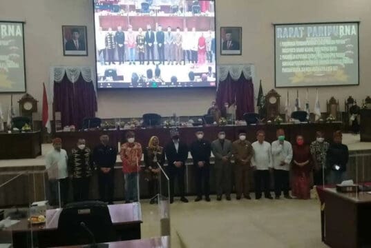 MPMK dan SABAKI Apresiasi Penetapan Perda Provinsi Banten Tentang Desa Adat MPMK dan SABAKI dalam Rapat Paripurna, pada Kamis (03/02/2022).