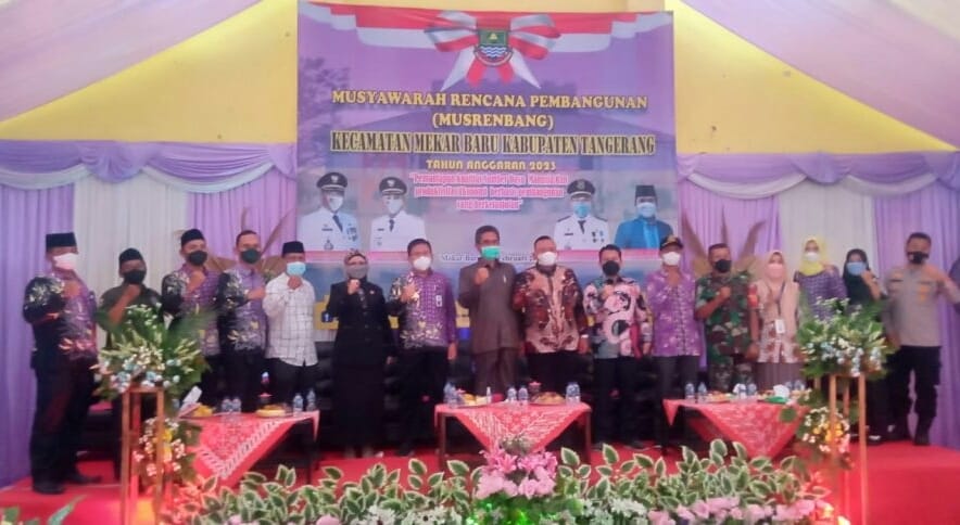 Musrenbang kecamatan mekar baru, Kabupaten Tangerang.