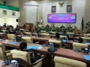 Suasana Paripurna DPRD Kabupaten Tangerang.