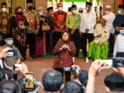 Ketua DPR RI Puan Maharani bersama Pengurus Wilayah Nahdlatul Ulama (PWNU) Jawa Timur.