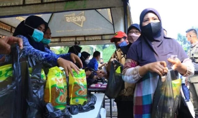 Diperindagkop UKM Gelar Bazar Sembako Jelang Puasa Ramadhan