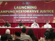 Lengkong Gudang Timur Jadi Kampung Restorative Justice