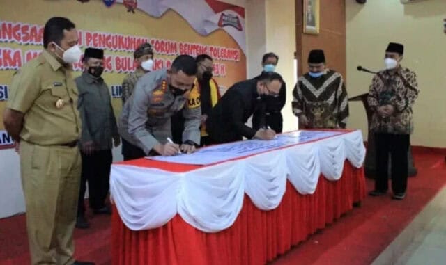 Forum Benteng Toleransi Dikukuhkan, Ini Harapan Forkopimda