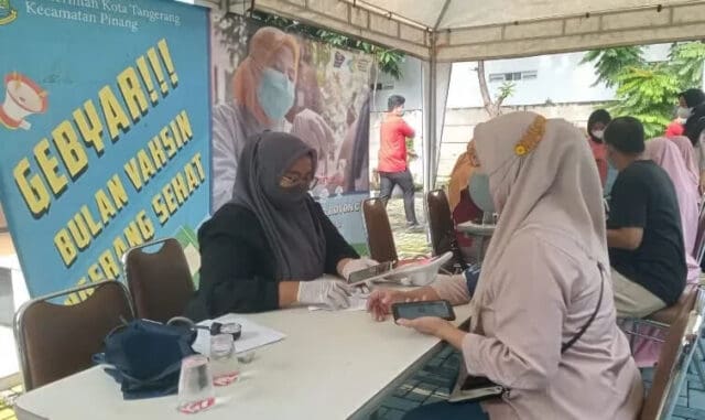 Jadi Aturan Mudik Lebaran, Vaksinasi di Puskesmas Kunciran Baru Meningkat