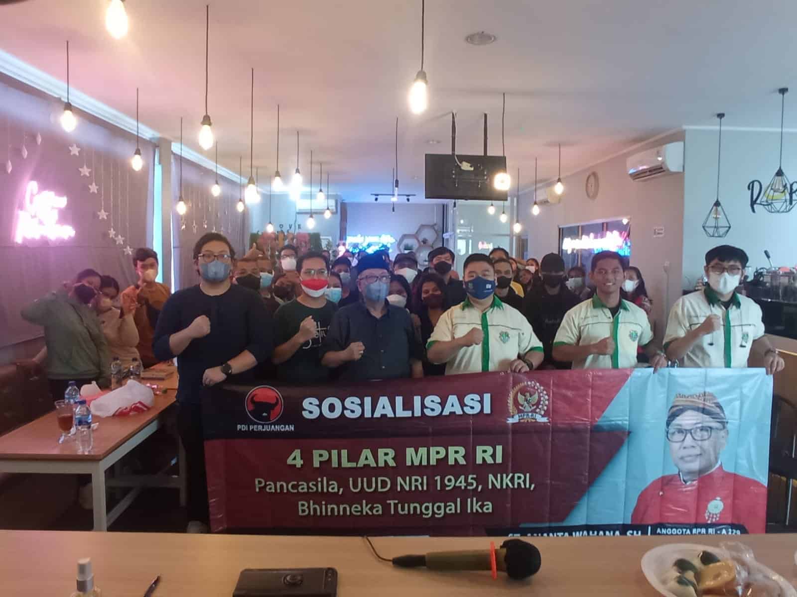 Peserta kegiatan Sosialisasi 4 Pilar MPR RI.
