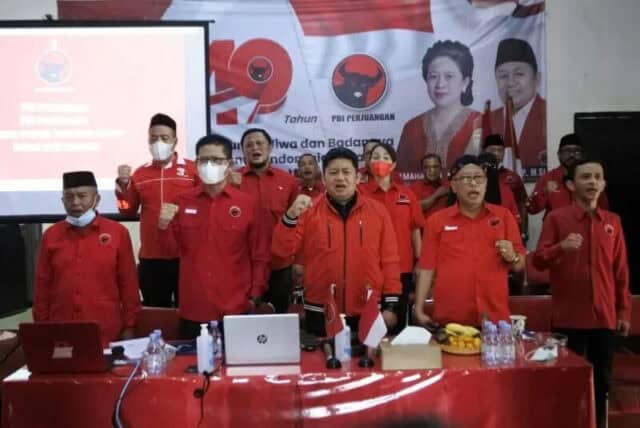 Kegiatan Halal Bihalal di DPC PDI Perjuangan Kabupaten Tangerang.