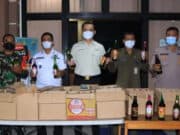 Razia di Malam Takbiran, Kecamatan Benda Amankan 155 Miras