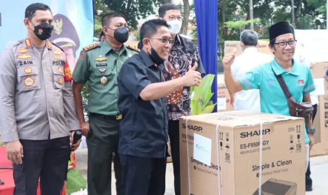Aksi Damai Hari Buruh Internasional di Stadion Benteng Tangerang, Ada Doorprize