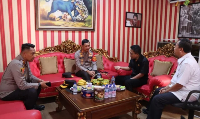 Awali Pimpin Polrestro Tangerang Kota, Kapolres Sambangi Forkopimda