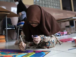 Seni Kaligrafi di Arena MTQ Kota Tangerang ke-21