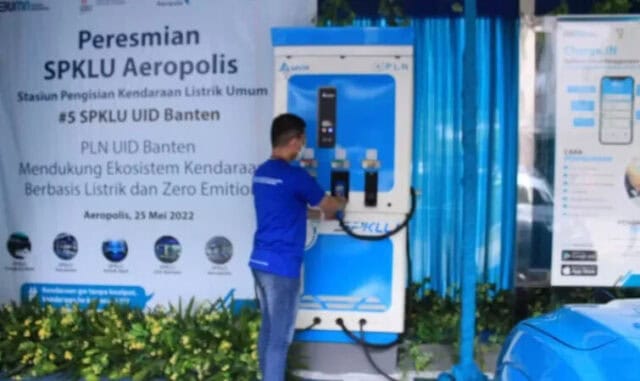 Catat, Ini Lokasi SPKLU PLN di Kawasan Aeropolis Tangerang