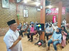 Anggota MPR RI, Ananta Wahana saat memberikan sambutannya.