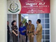 Kepala Kejari Kabupaten Tangerang Nova Elida Saragih saat di Imah RJ 'restorative justice'.