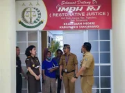 Kepala Kejari Kabupaten Tangerang Nova Elida Saragih saat di Imah RJ 'restorative justice'.