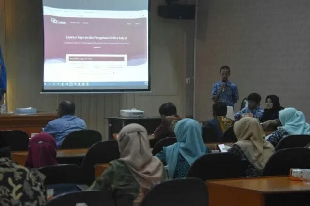 Kegiatan Sosialisasi Aplikasi Sp4n Lapor.