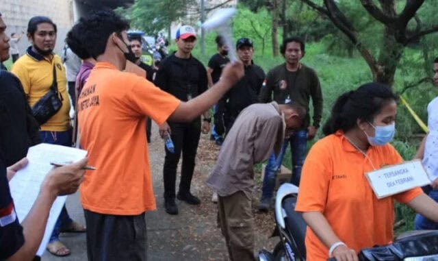 34 Adegan Diperagakan Tersangka Pembunuhan di GLC, Dipalu dan Disayat Cutter