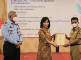 Fasilitasi 1.750 UKM, Pemkot Tangerang Raih Penghargaan Kemenkumham
