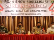 Sosialisasi Perdana Zona Integritas Polres Metro Tangerang Kota, Ini Harapan Kapolres