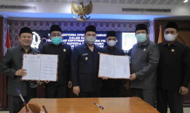 Wali Kota Sepakati Raperda Protokoler DPRD Kota Tangerang