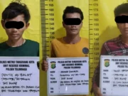 Polisi Ringkus Tiga Begal Bersenjata Tajam di Tangerang, Ini Modus dan Korbannya