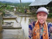 Fauzi, Ketua Umum Kumacitor minta Pemerintah untuk Perhatikan Potensi Ikan Mas di Aliran Sungai Citorek.