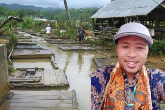 Fauzi, Ketua Umum Kumacitor minta Pemerintah untuk Perhatikan Potensi Ikan Mas di Aliran Sungai Citorek.