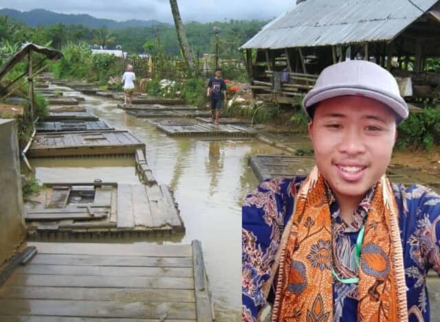 Fauzi, Ketua Umum Kumacitor minta Pemerintah untuk Perhatikan Potensi Ikan Mas di Aliran Sungai Citorek.