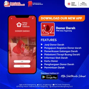 Aplikasi PMI Kota Tangerang Permudah Masyarakat Donor Darah