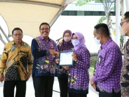 Kegiatan hari ulang tahun Koperasi Nasional (HARKOPNAS) yang ke 75 Tahun di Kabupaten Tangerang.