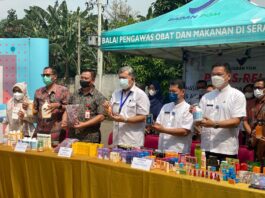 Kosmetik Dan Makanan Ilegal Senilai 3,7 Miliyar Berhasil Di Ungkap BPOM Provinsi Banten