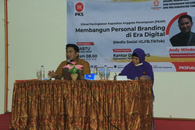 PKS Kabupaten Tangerang Gelar Diklat Personal Branding Untuk Anggota Perempuan