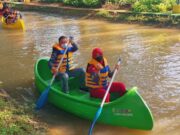 Baru Dibuka, Wisata Kano di Saluran Irigasi Tangerang Dipenuhi Pengunjung