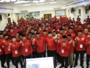Kader PDIP Kabupaten Tangerang saat berfoto bersama di kegiatan pendidikan kader Pratama di DPP.