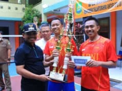 BPBD Badminton Cup, Pesan Sachrudin: Terus Jaga Kekompakan
