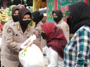 Rayakan Hari Jadi ke- 74, Polwan Lakukan Ini di Kota Tangerang