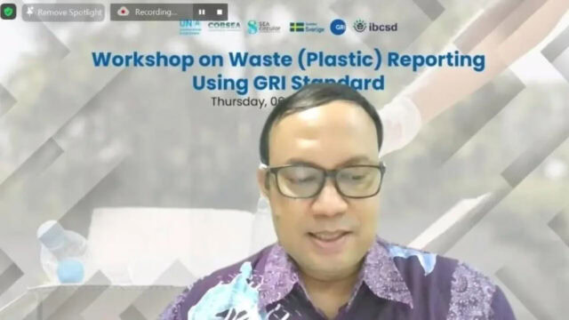 UNEP Melalui SEA Sirkular Project Memfasilitasi Workshop Mengenai Pelaporan Keberlanjutan Terkait Isu Sampah