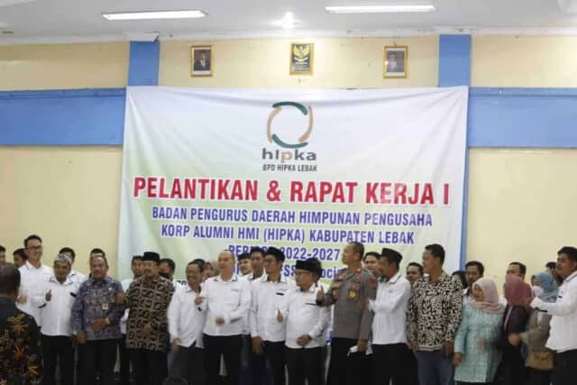 Pengurus BPD HIPKA Kabupaten Lebak periode 2022-2027.
