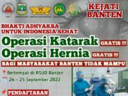 Info operasi katarak dan hernia gratis program Kejati Banten.
