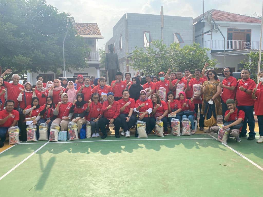 Kegiatan Sosialisasi 4 Pilar MPR RI bersama Institut Kibar UMKM Pancasila (IKUP) di Padepokan Kebangsaan Karang Tumaritis, Kelapa Dua, Kabupaten Tangerang, Banten, Minggu (18/9/2022).