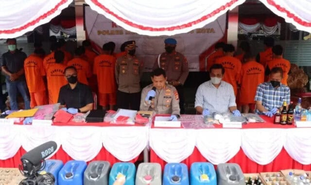 Polisi Ungkap Kasus Judi, Narkotika, Miras Hingga Pungli, Periode 22 Agustus Hingga 1 September 2022