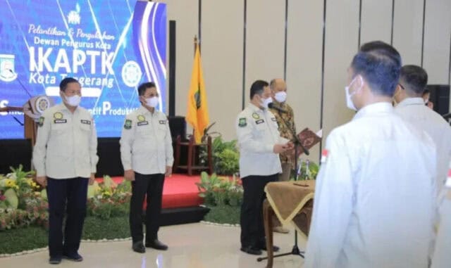 Kukuhkan Dewan Pengurus Kota IKAPTK, Simak Pesan Wali Kota Tangerang