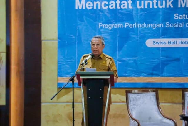 Buka Rakorda Pendataan Awal Regsosek, Benyamin : Basis Data Penting Agar Program Tepat Sasaran