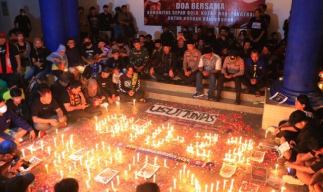 Doa Mengalir dari Tangerang Untuk Korban Tragedi Kanjuruhan