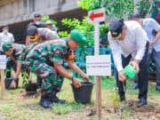Gelar Baksos dan Penanaman 1.000 Pohon, Benyamin Apresiasi Yon Arhanud 1/Purwa Bajra Cakti