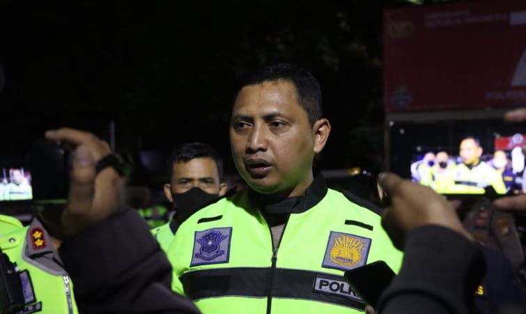 Cegah Kejahatan di Malam Hari, Puluhan Polisi Disebar Diberbagai Titik di Tangerang